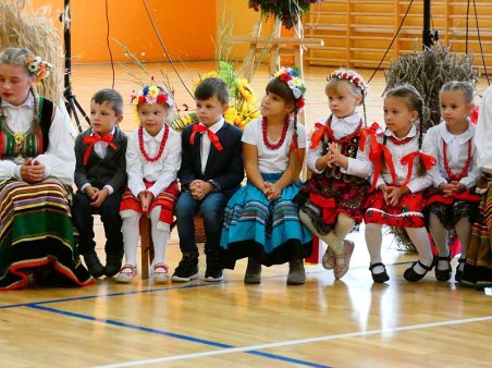 Dożynki u przedszkolaków