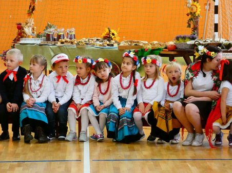 Dożynki u przedszkolaków