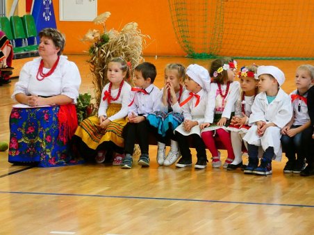 Dożynki u przedszkolaków