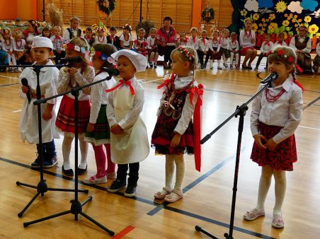 Dożynki u przedszkolaków