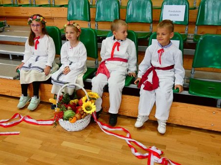 Dożynki u przedszkolaków