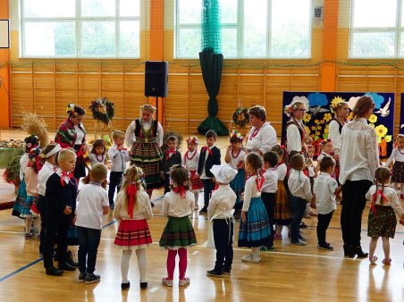 Dożynki u przedszkolaków