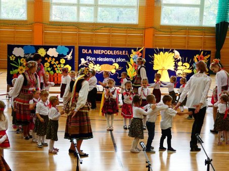 Dożynki u przedszkolaków