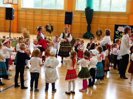 Dożynki u przedszkolaków