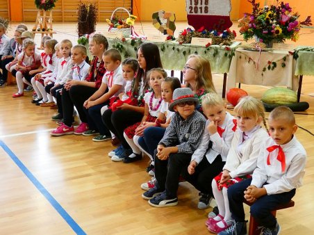 Dożynki u przedszkolaków