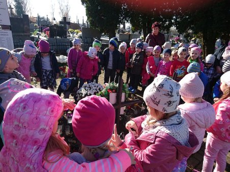 Wyjście na cmentarz