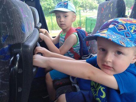 Biedroneczki na wycieczce 