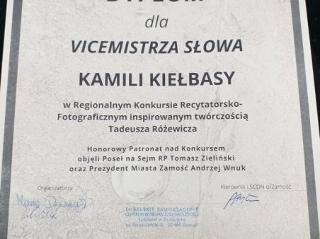 Wicemistrz Słowa