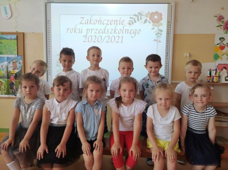 Zakończenie roku przedszkolnego