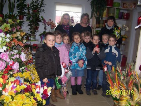 Poznajemy kwiaty-wizyta w kwiaciarni