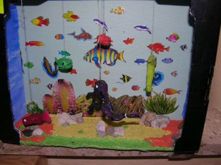 Akwarium w formie przestrzennej