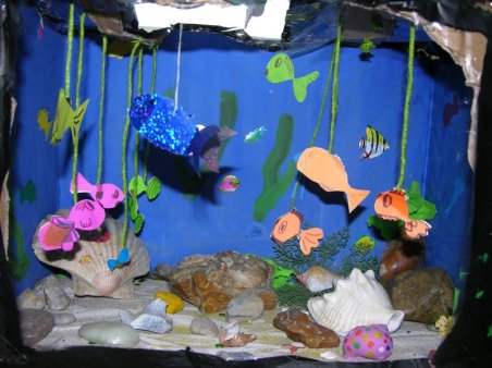 Akwarium w formie przestrzennej