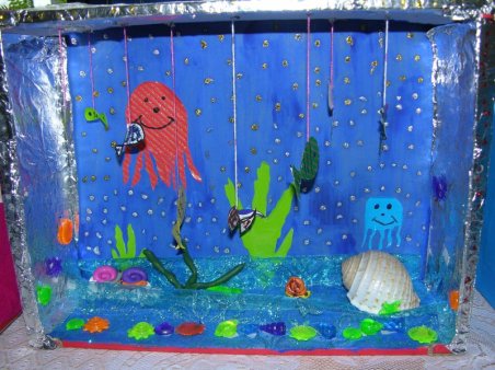 Akwarium w formie przestrzennej