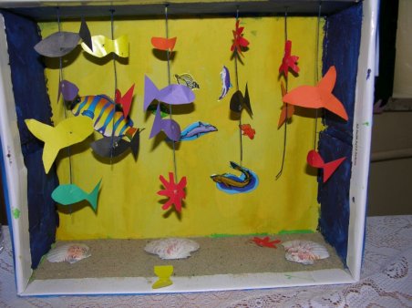 Akwarium w formie przestrzennej