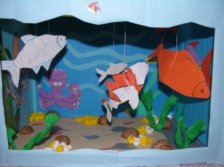 Akwarium w formie przestrzennej