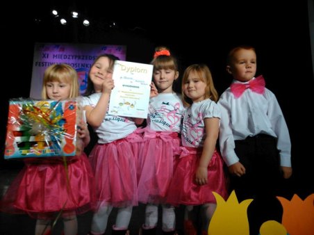 "Violinki" z przedszkola we Frampolu wyróżnione w Biłgoraju