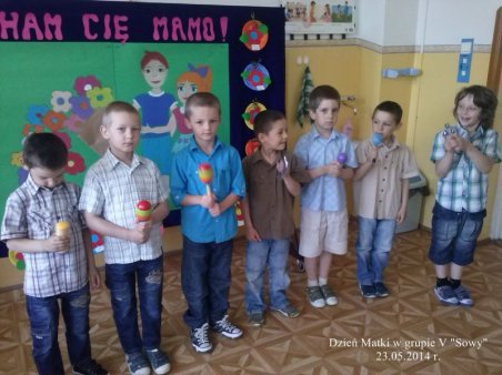 "Dzień Matki" w grupie V Sowy