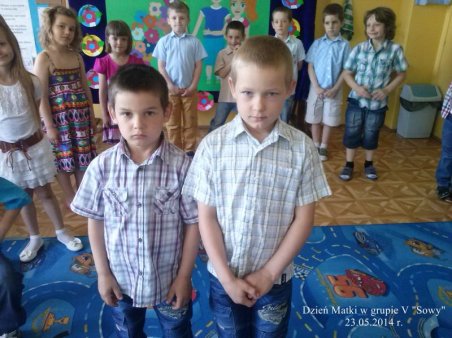 "Dzień Matki" w grupie V Sowy