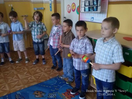 "Dzień Matki" w grupie V Sowy