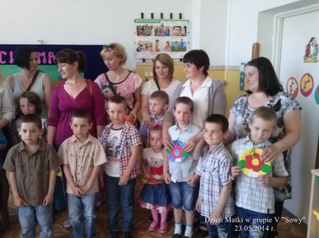 "Dzień Matki" w grupie V Sowy