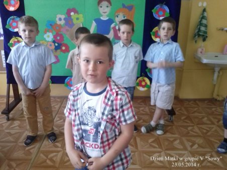 "Dzień Matki" w grupie V Sowy
