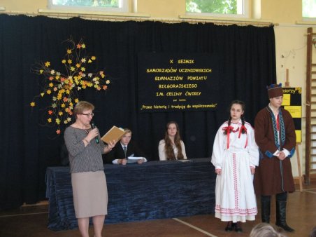 X Sejmik Samorządów Uczniowskich Gimnazjów Powiatu Biłgorajskiego