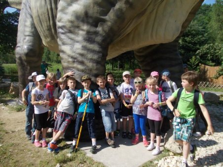 Spotkanie dinozaurami w Bałtowie