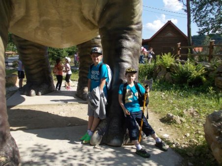 Spotkanie dinozaurami w Bałtowie