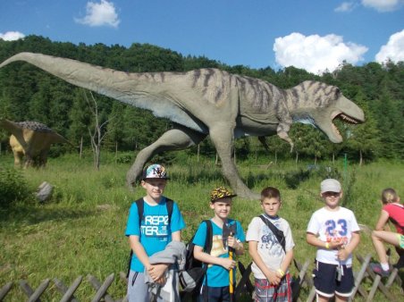 Spotkanie dinozaurami w Bałtowie