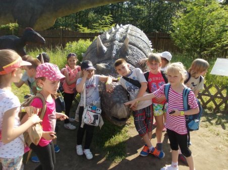 Spotkanie dinozaurami w Bałtowie