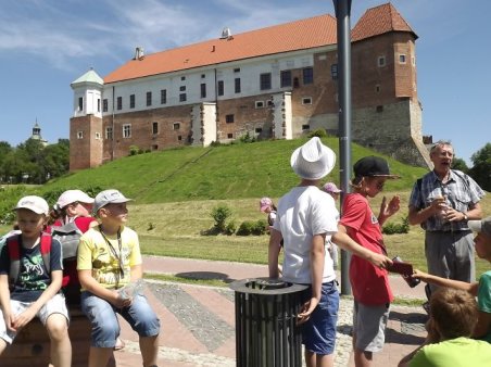 Trzecioklasiści w Sandomierzu