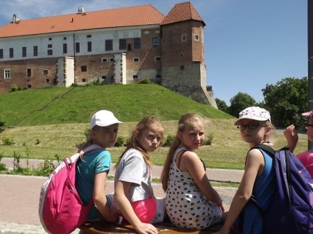 Trzecioklasiści w Sandomierzu