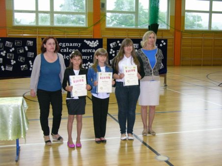 Nagrodzeni za pracę w roku szkolnym 2013/2014