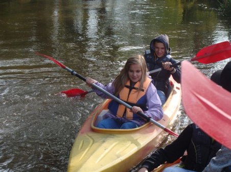 Gimnazjaliści popłynęli Wieprzem