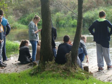 Gimnazjaliści popłynęli Wieprzem