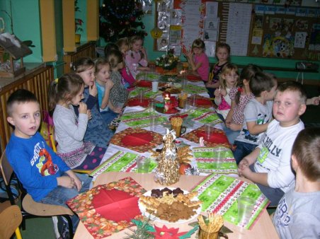 Wigilijnie w przedszkolu