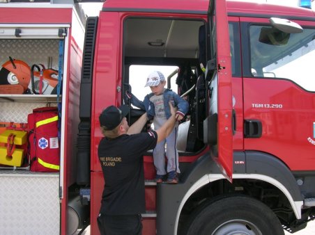 Strażacy w przedszkolu