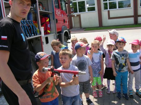 Strażacy w przedszkolu