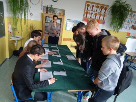 Gimnazjaliści głosowali!