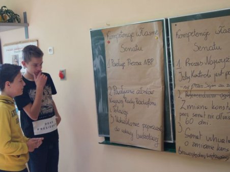 Gimnazjaliści głosowali!