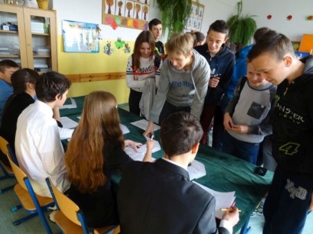 Gimnazjaliści głosowali!