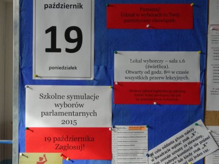 Gimnazjaliści głosowali!