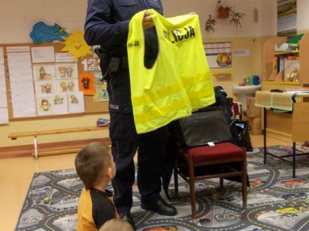 Policjant w przedszkolu