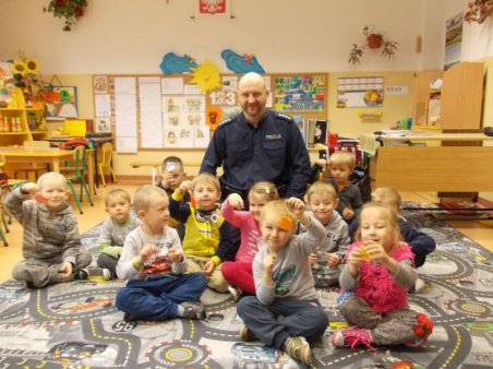 Policjant w przedszkolu