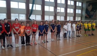 Powiatowe zawody w badmintonie