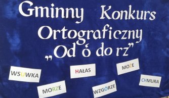Gminny Konkurs Ortograficzny "Od ó do rz"