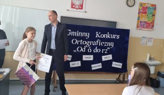 Gminny Konkurs Ortograficzny "Od ó do rz"