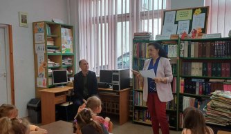 Podsumowanie cyklicznych spotkań z książką sześciolatków w bibliotece szkolnej