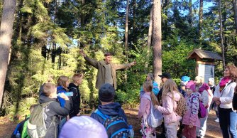 Wycieczka klas III do rezerwatu Czartowe Pole