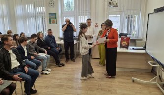 Wyróżnienie w finale Wojewódzkiego Konkursu Czytelniczego "Czy znasz....?"